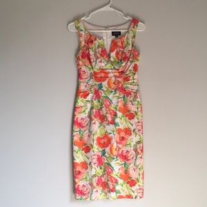 Sheath floral dress